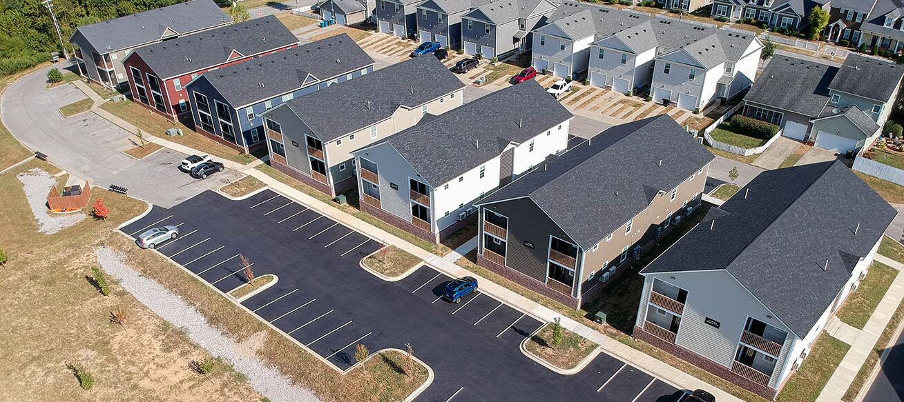 Aerial view of Community